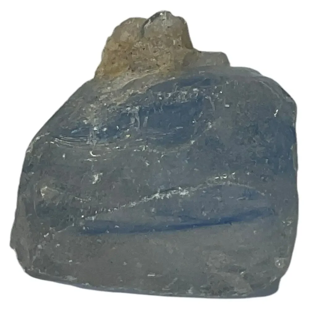 Opalescent Cobalt Swirl Art Glass Cullet Glowing Manganese Slag‎ Glass #5GL127